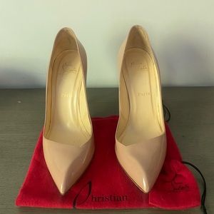 Christian Louboutin  Corneille nude shoes 40